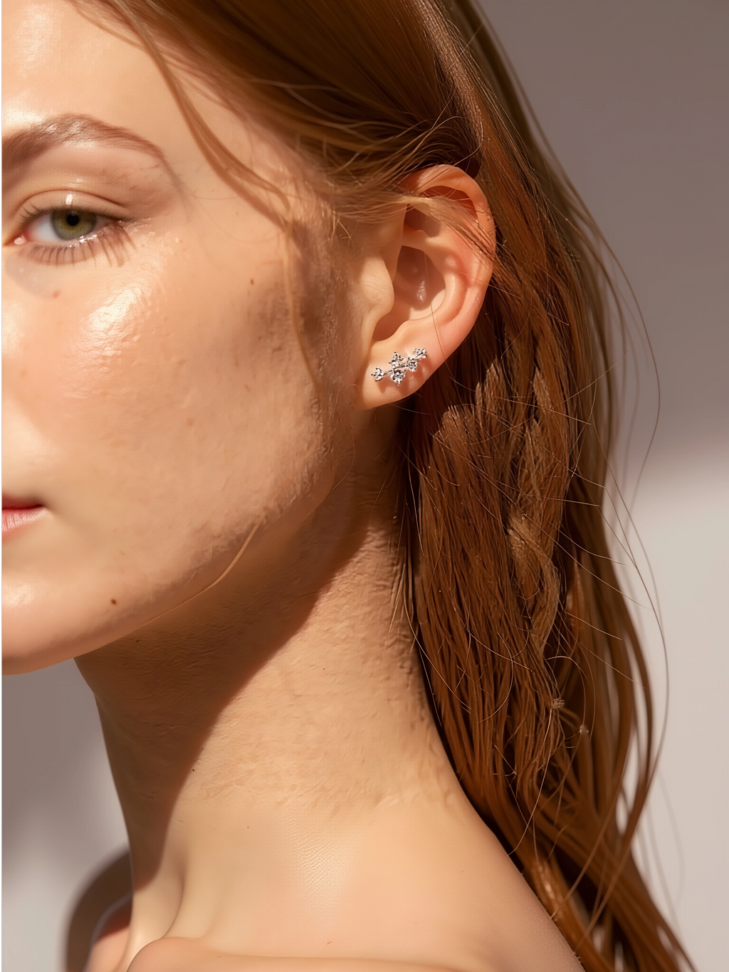 Calista Moissanite Studs