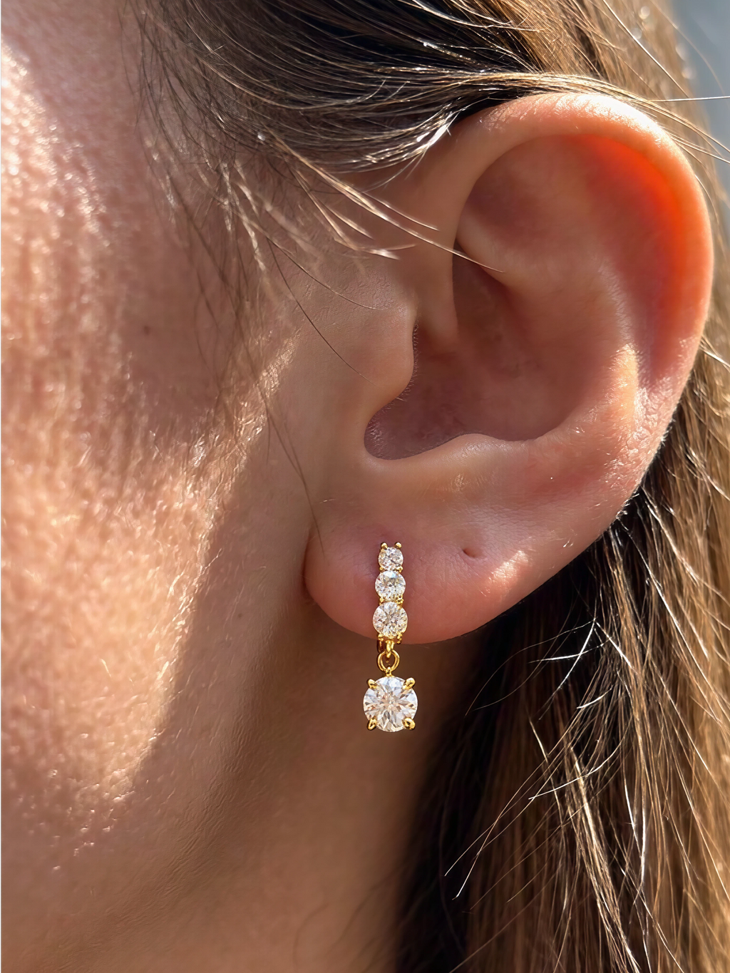 Mila Moissanite Earrings