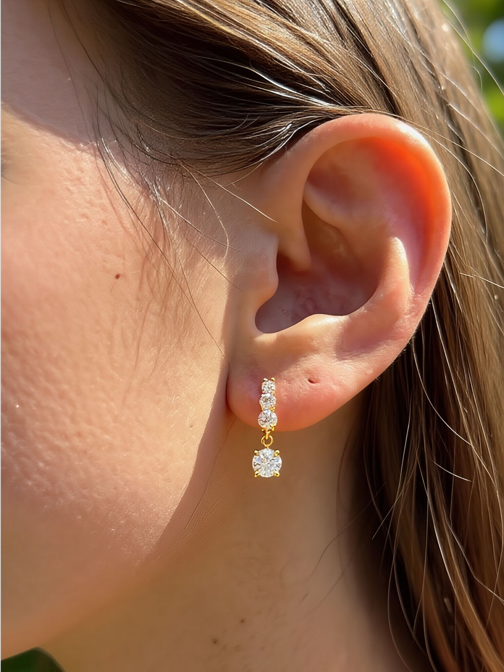 Mila Moissanite Earrings