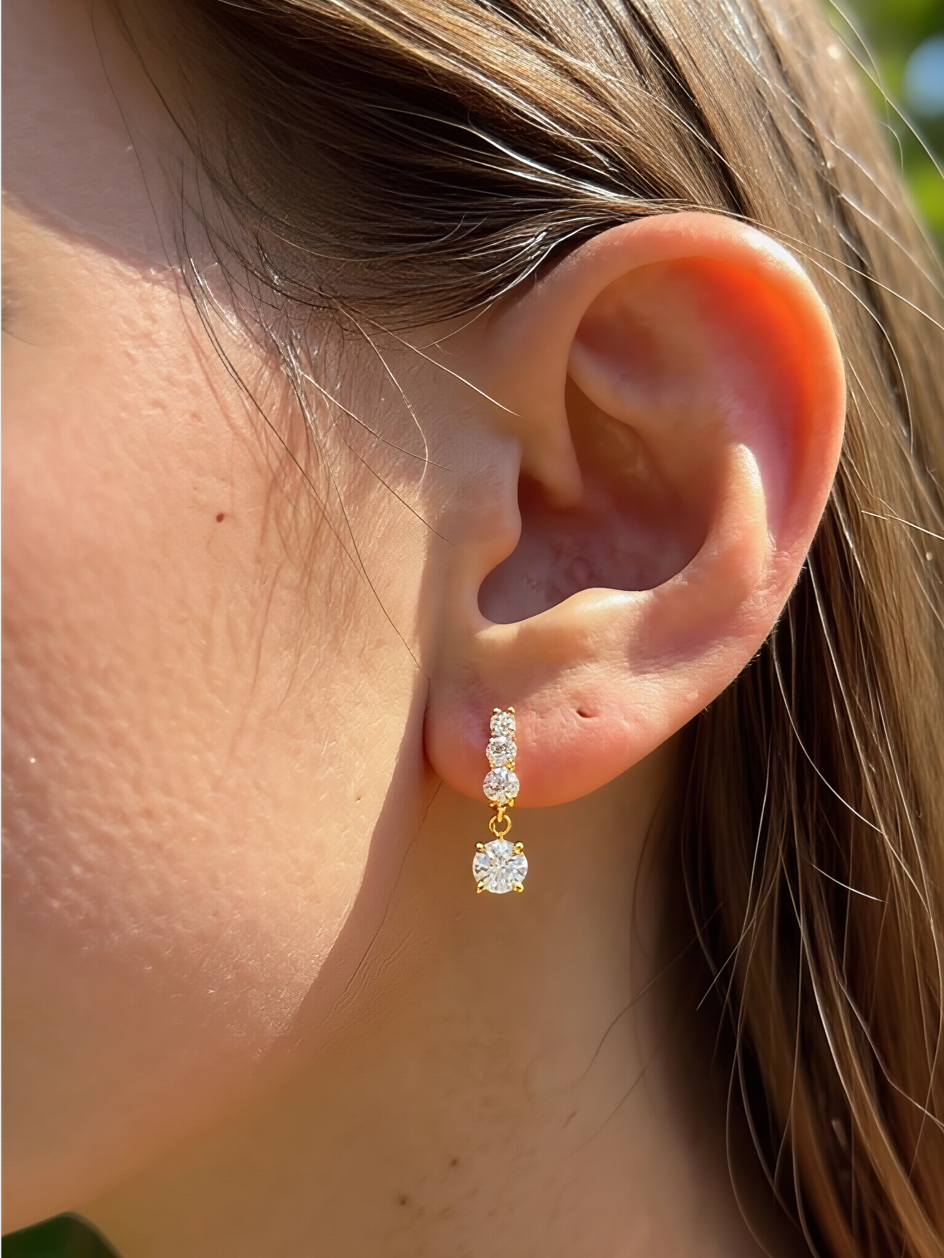 Mila Moissanite Earrings