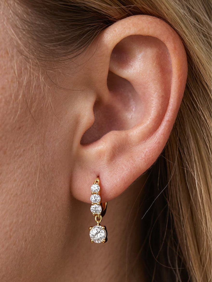 Mila Moissanite Earrings
