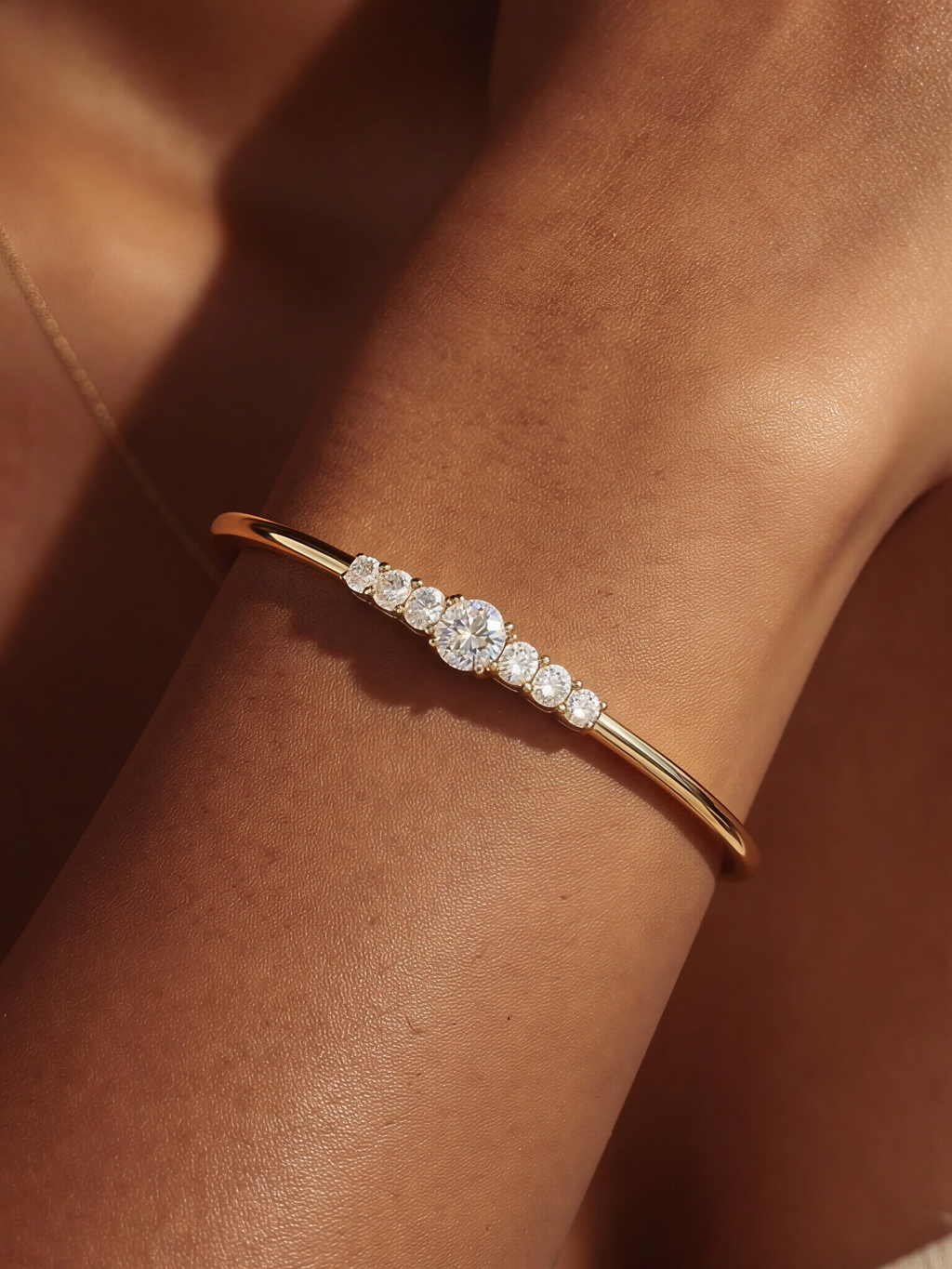 Aurielle Moissanite Bangle