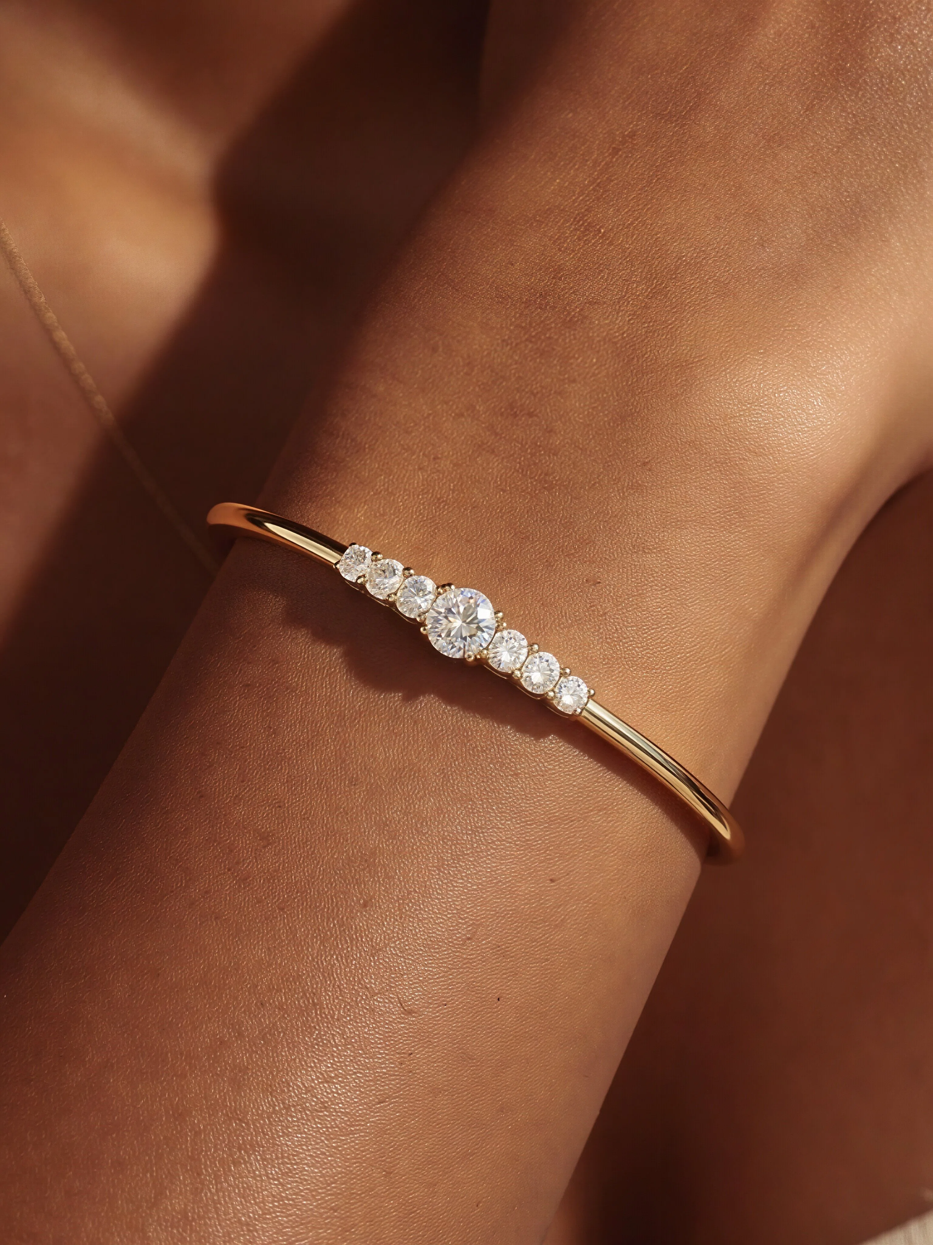 Aurielle Moissanite Bangle