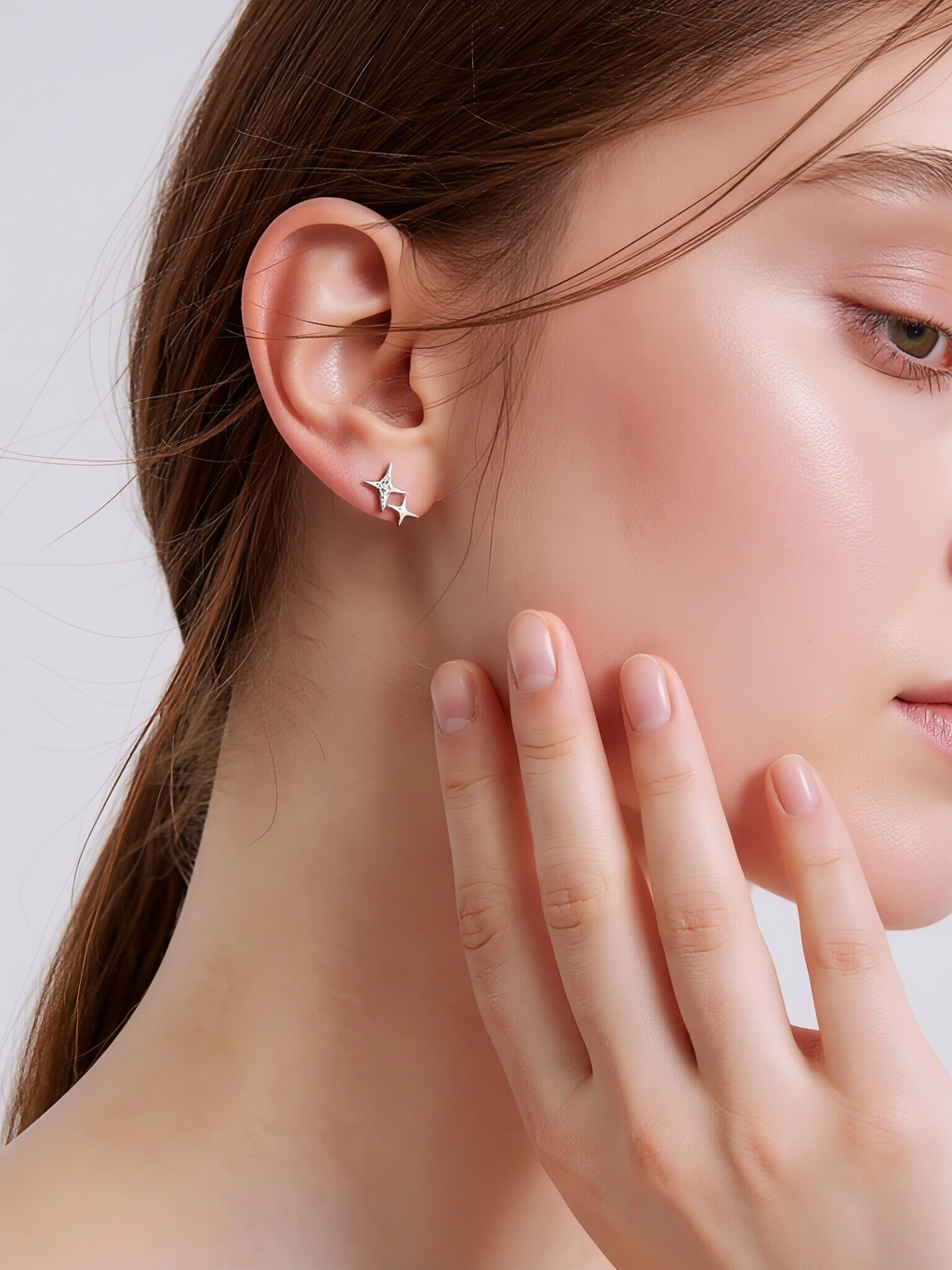 Odette Moissanite Studs
