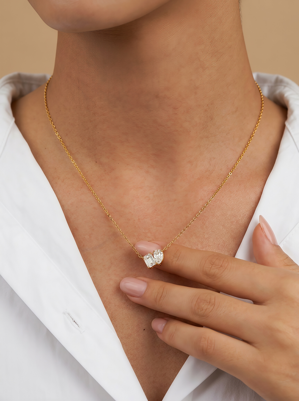 Amelia Moissanite Necklace