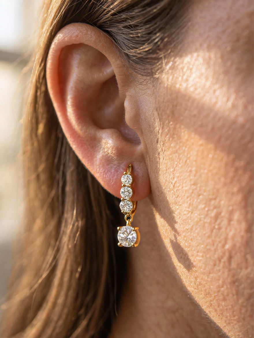 Mila Moissanite Earrings