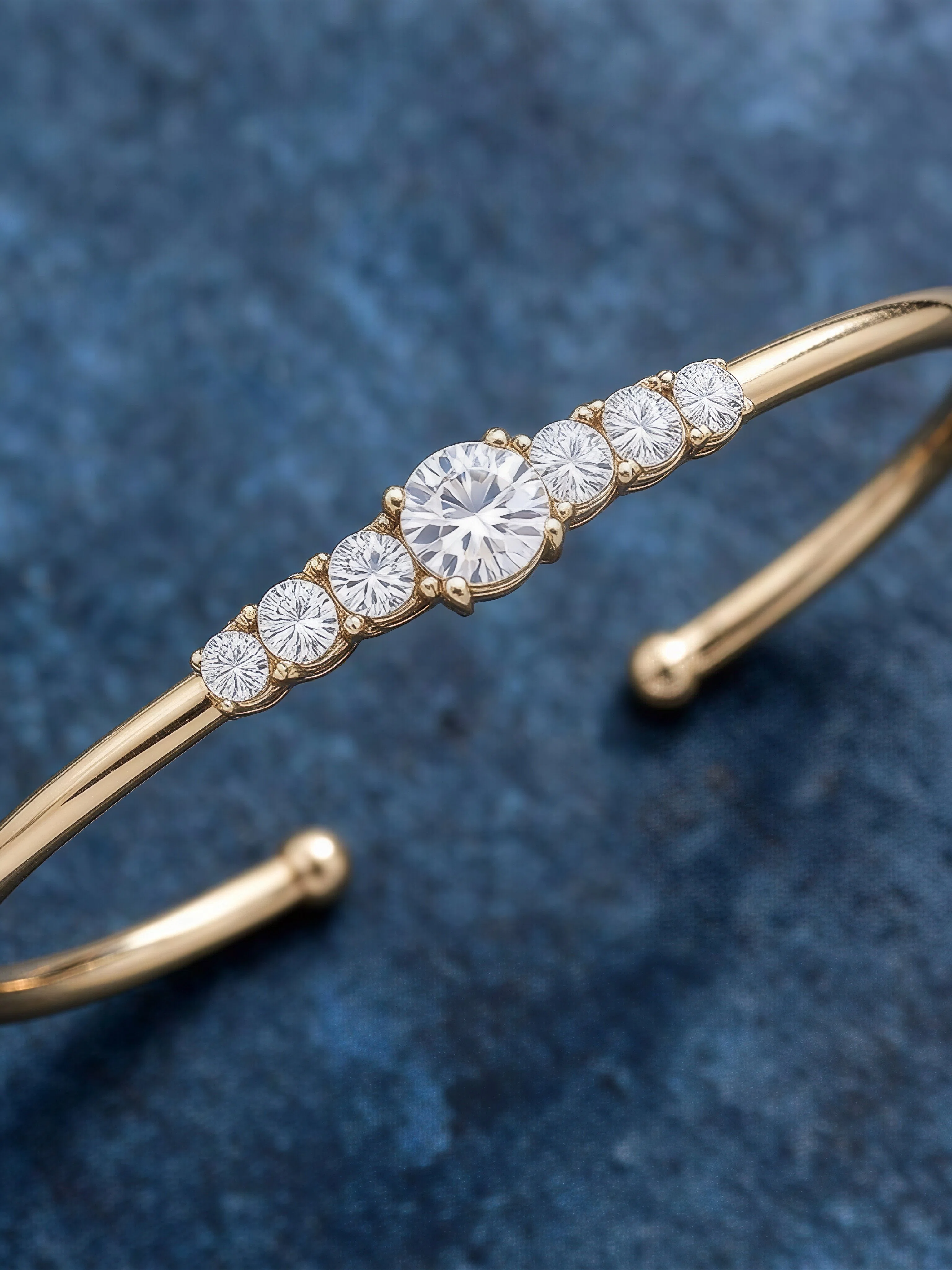 Aurielle Moissanite Bangle