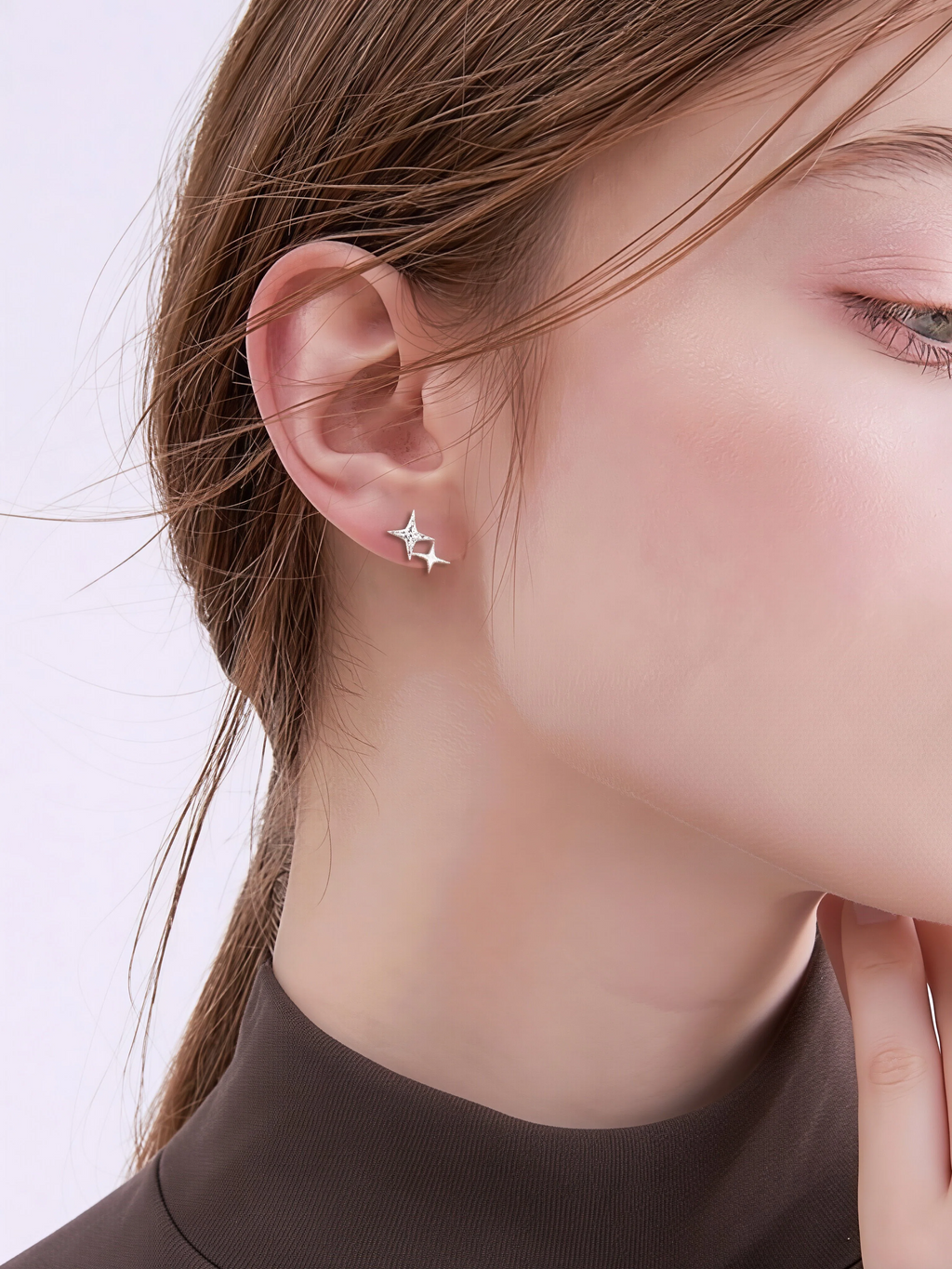 Odette Moissanite Studs