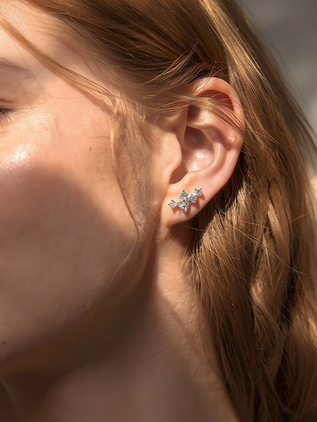 Calista Moissanite Studs