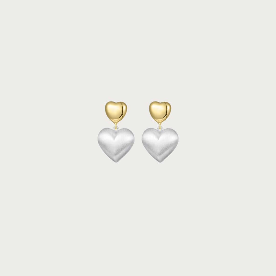 Mixed Hearts Studs