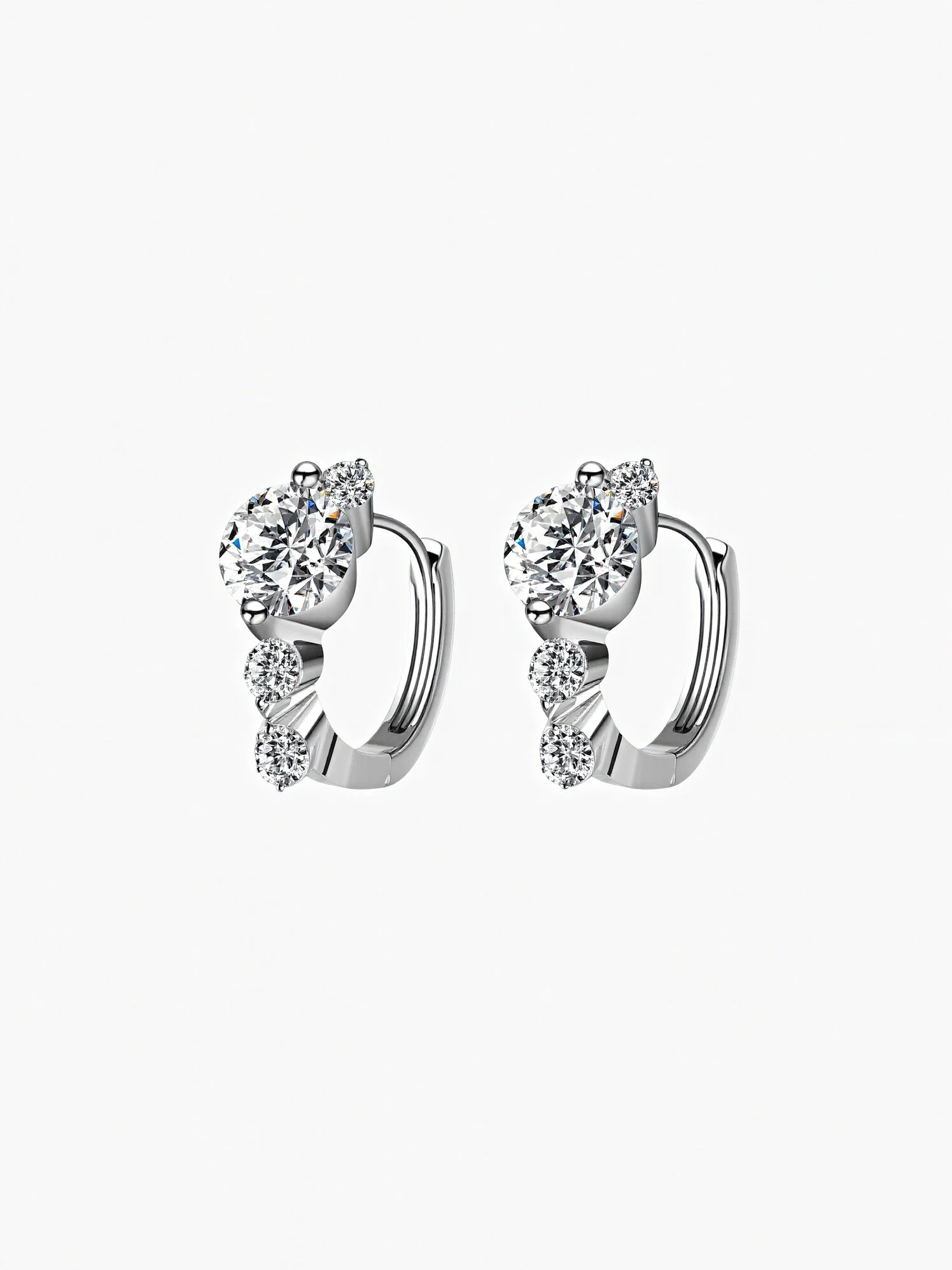 Boston Moissanite Hoops