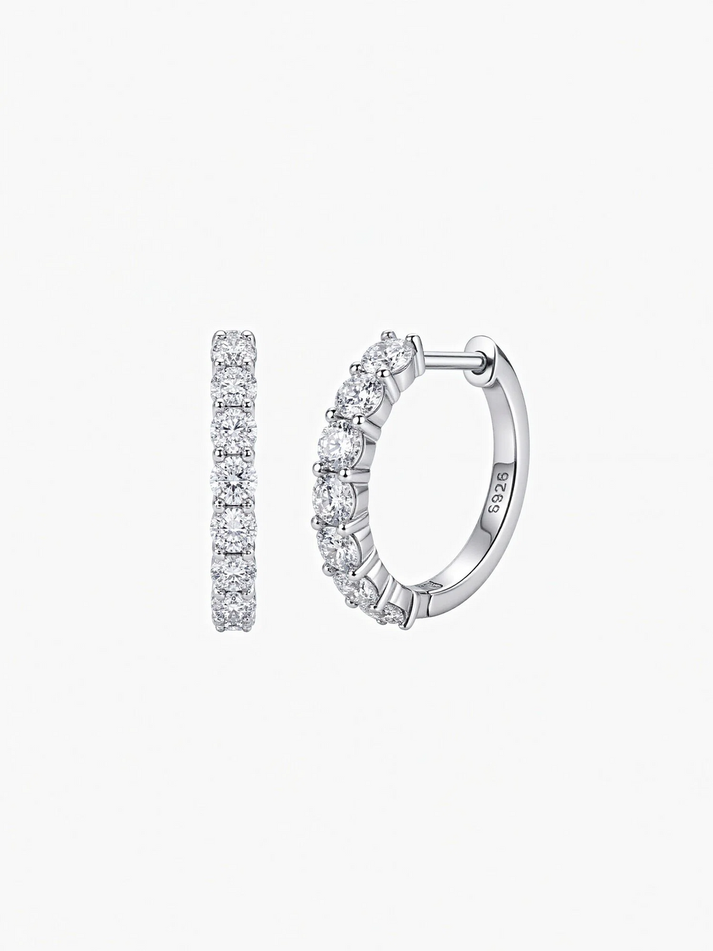 Dehors Moissanite Hoops