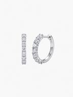Dehors Moissanite Hoops