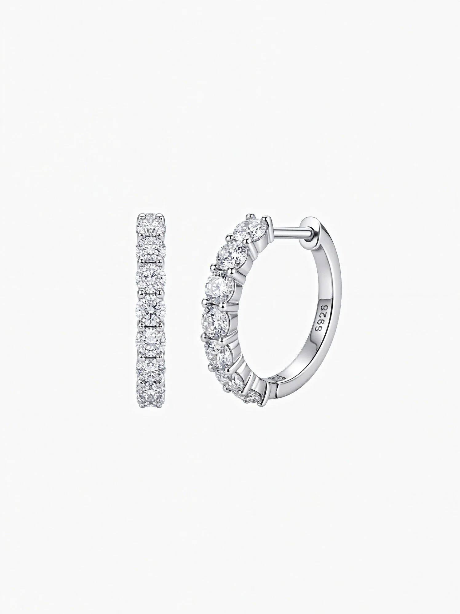Dehors Moissanite Hoops