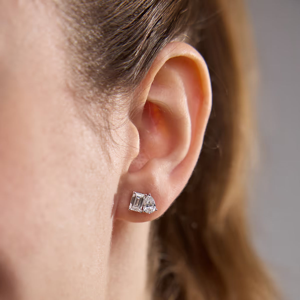 Amelia Toi Et Moi Moissanite Studs