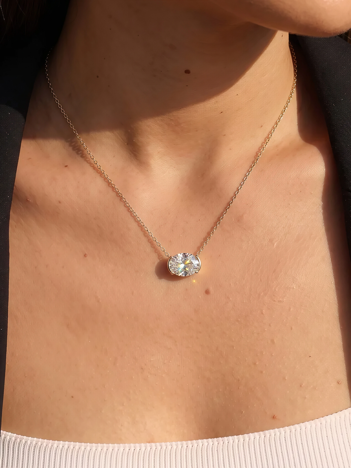 Lisette Moissanite Necklace