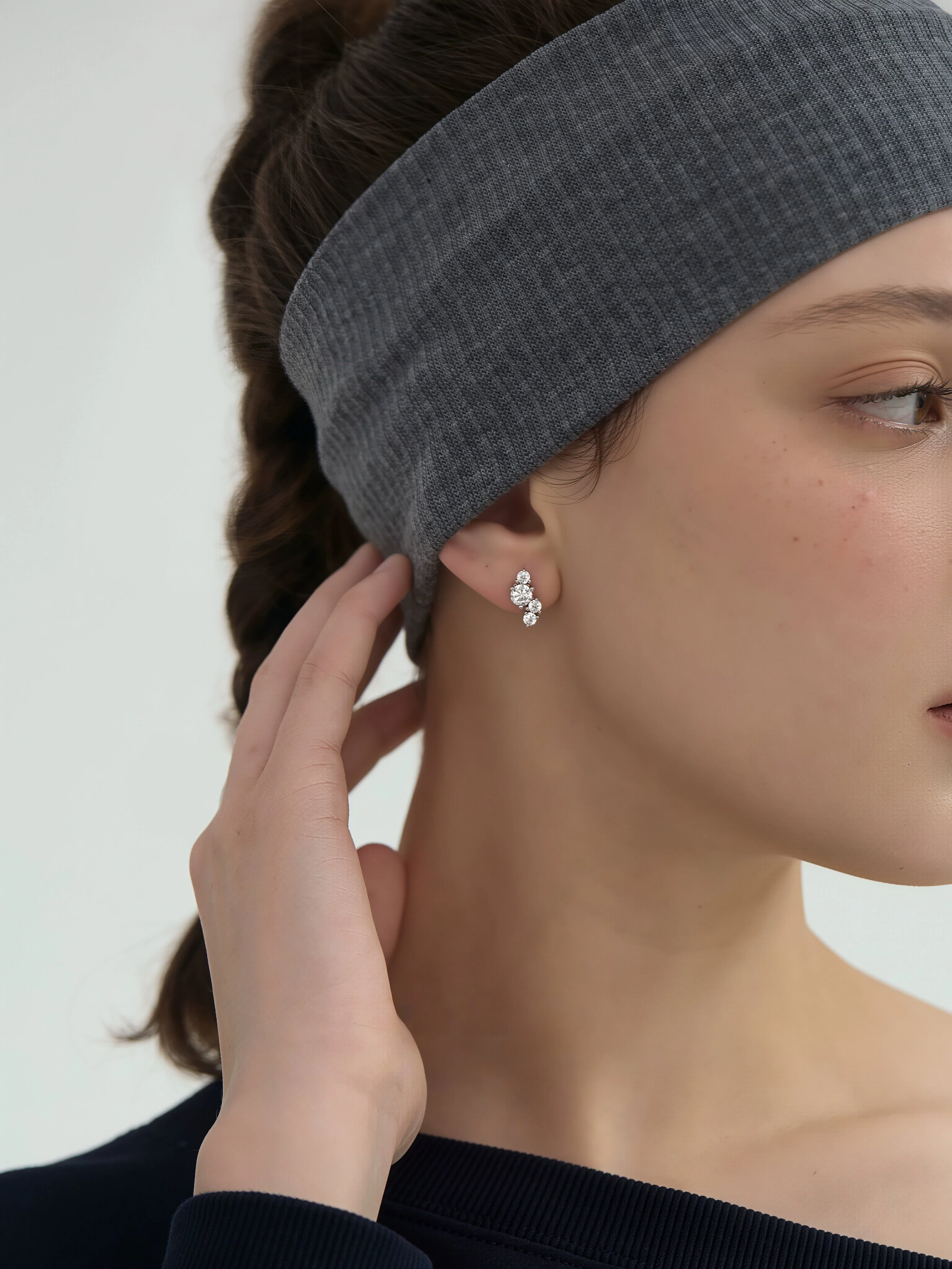 Collide Moissanite Studs