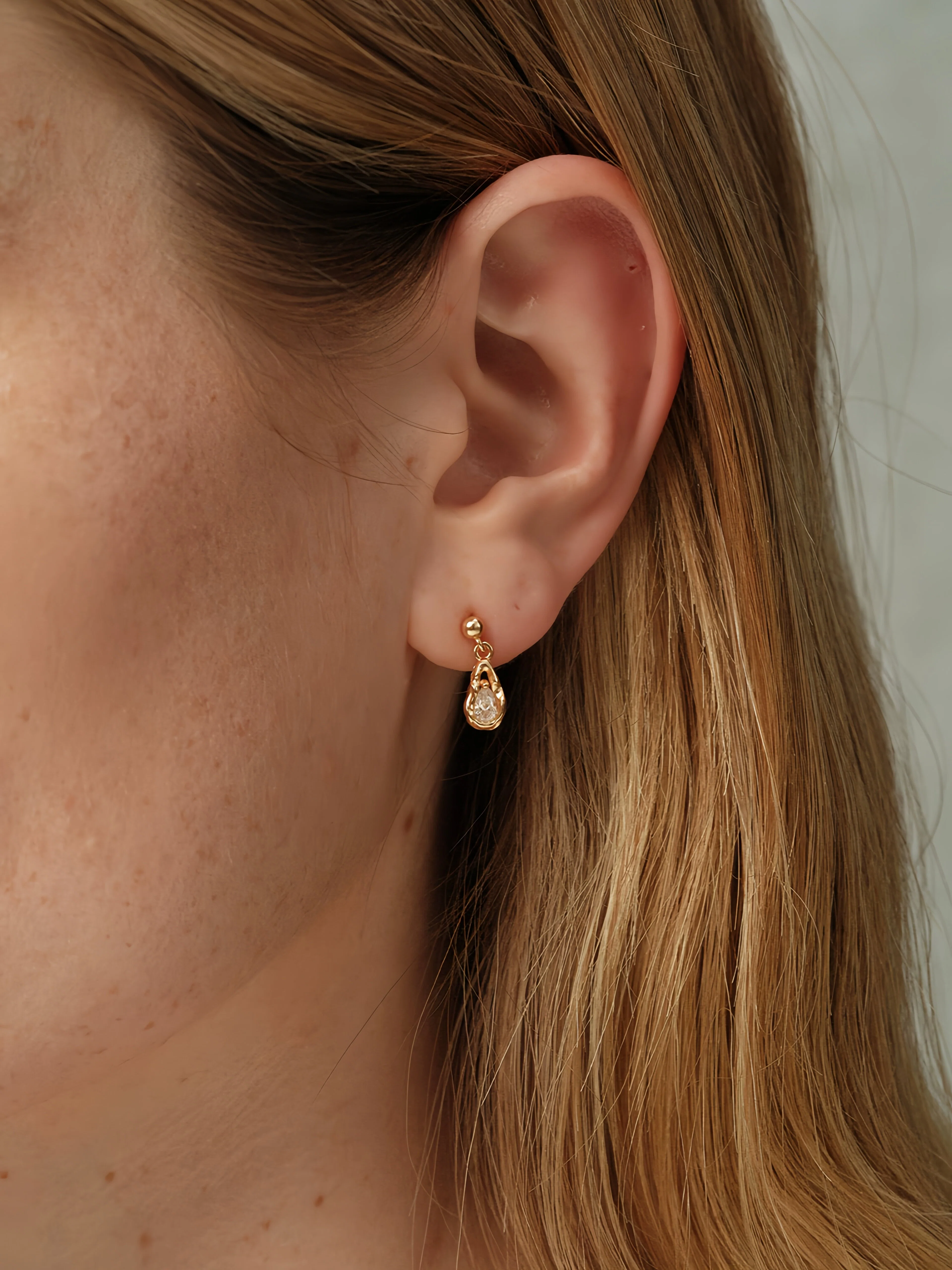 Celine Moissanite Studs
