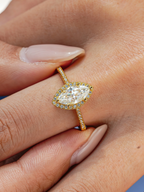 Diana Moissanite Ring