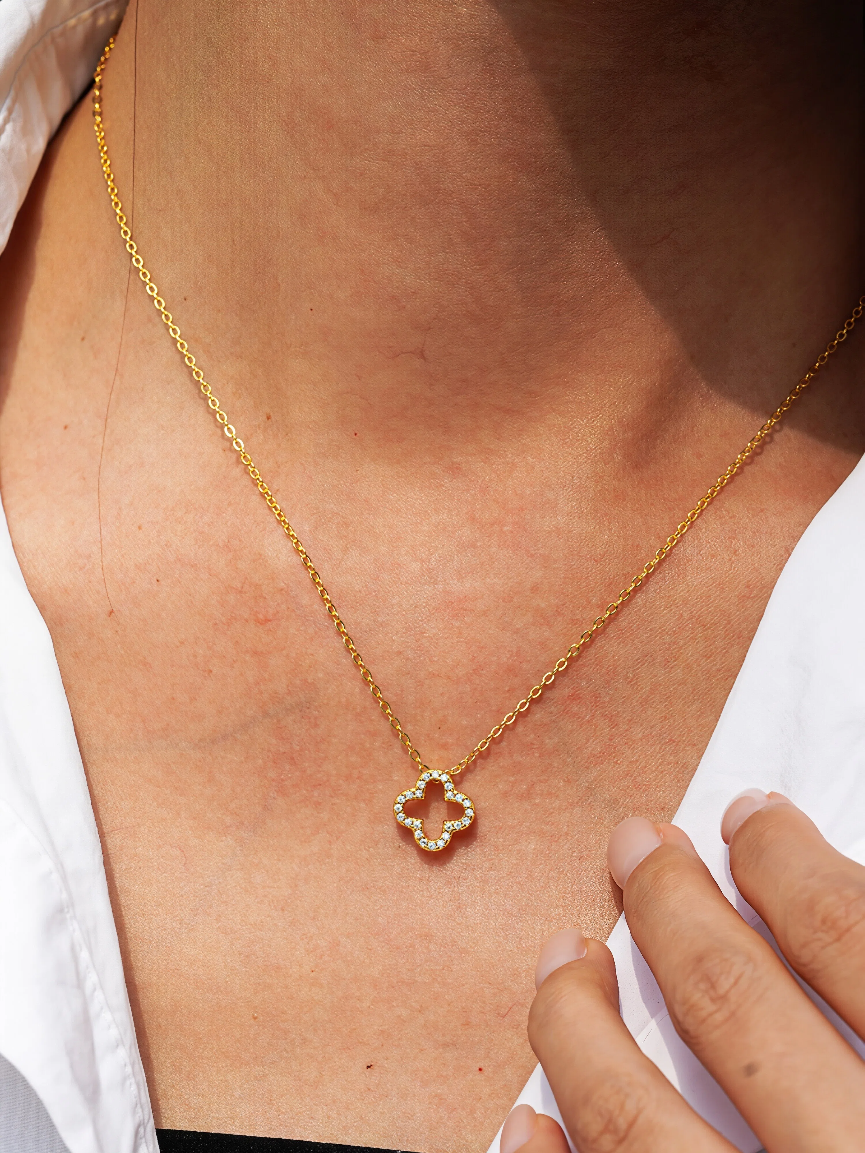 Good Fortune Moissanite Necklace