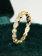 Aster Moissanite Ring