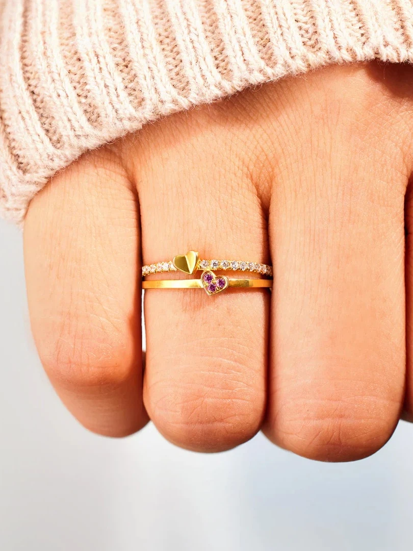 Two of Hearts Ring