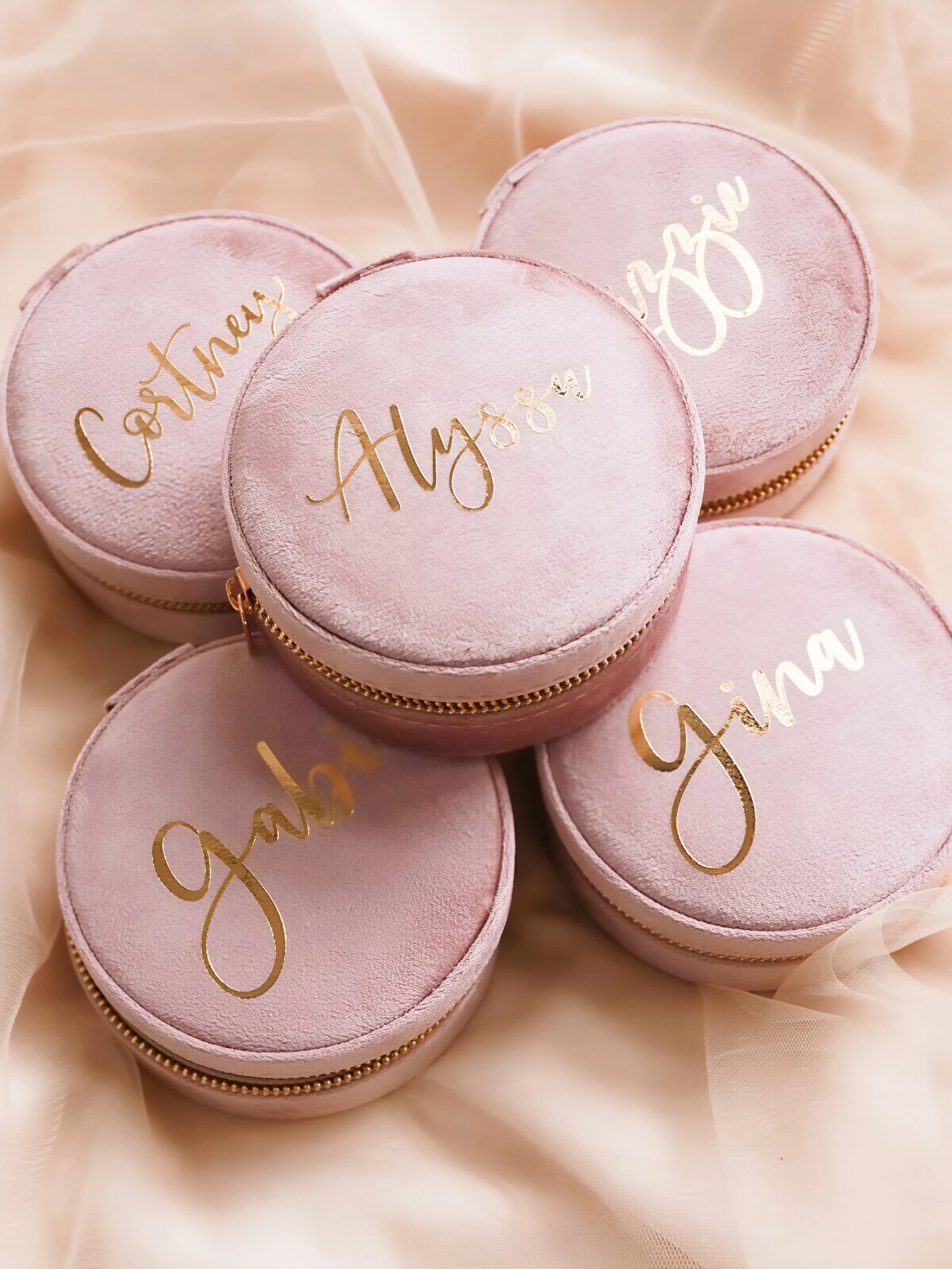 Personalized Velvet Jewelry Box