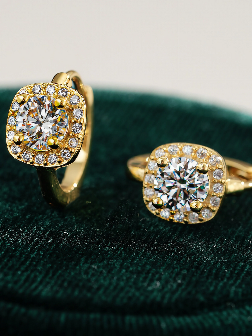 Blessed Moissanite Hoops