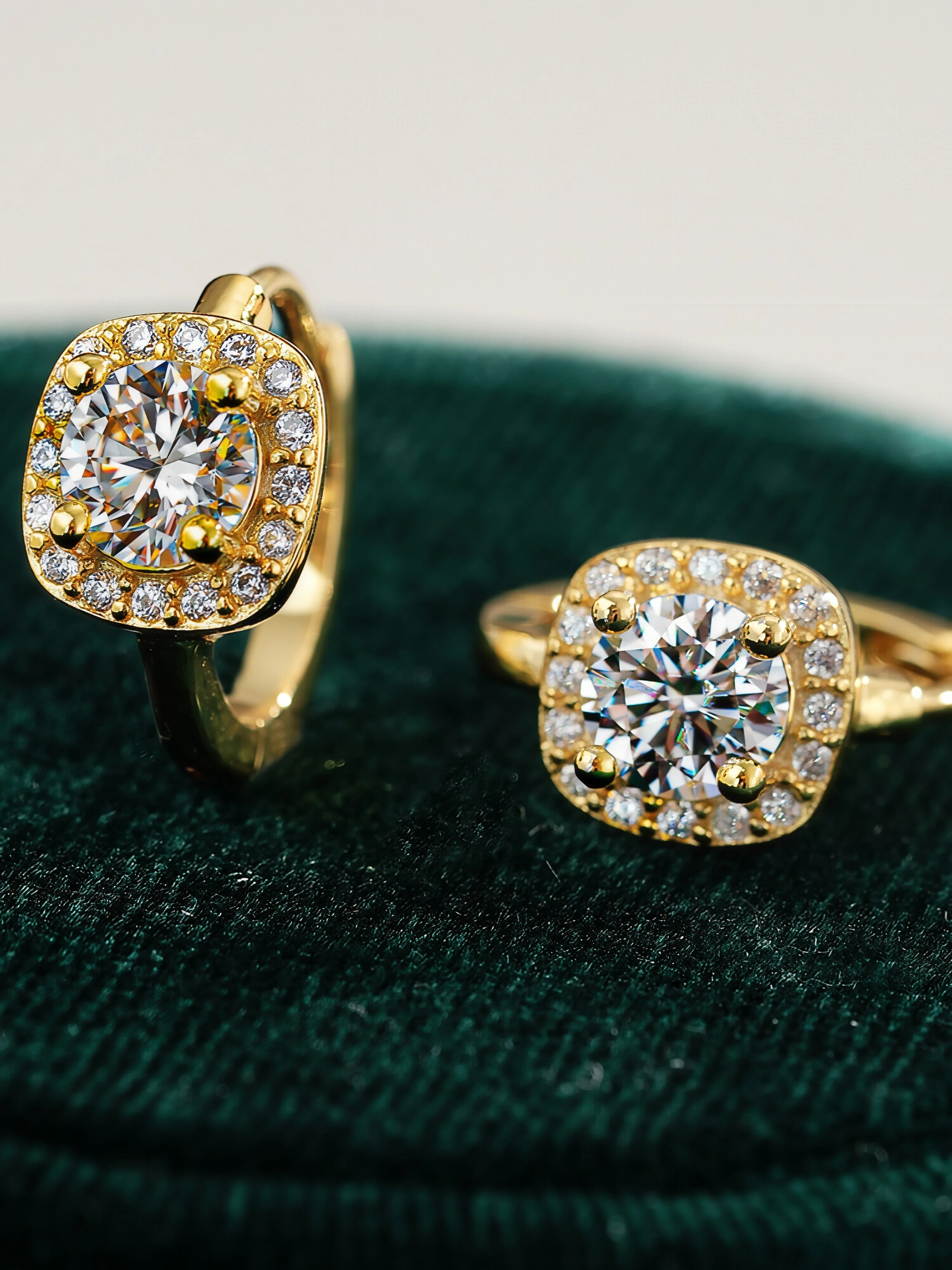 Blessed Moissanite Hoops