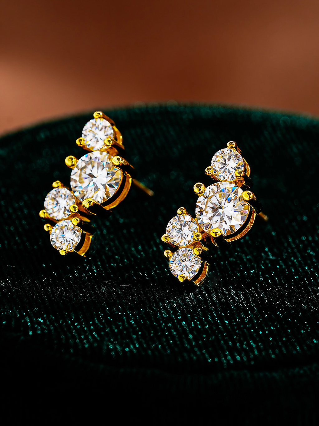 Collide Moissanite Studs