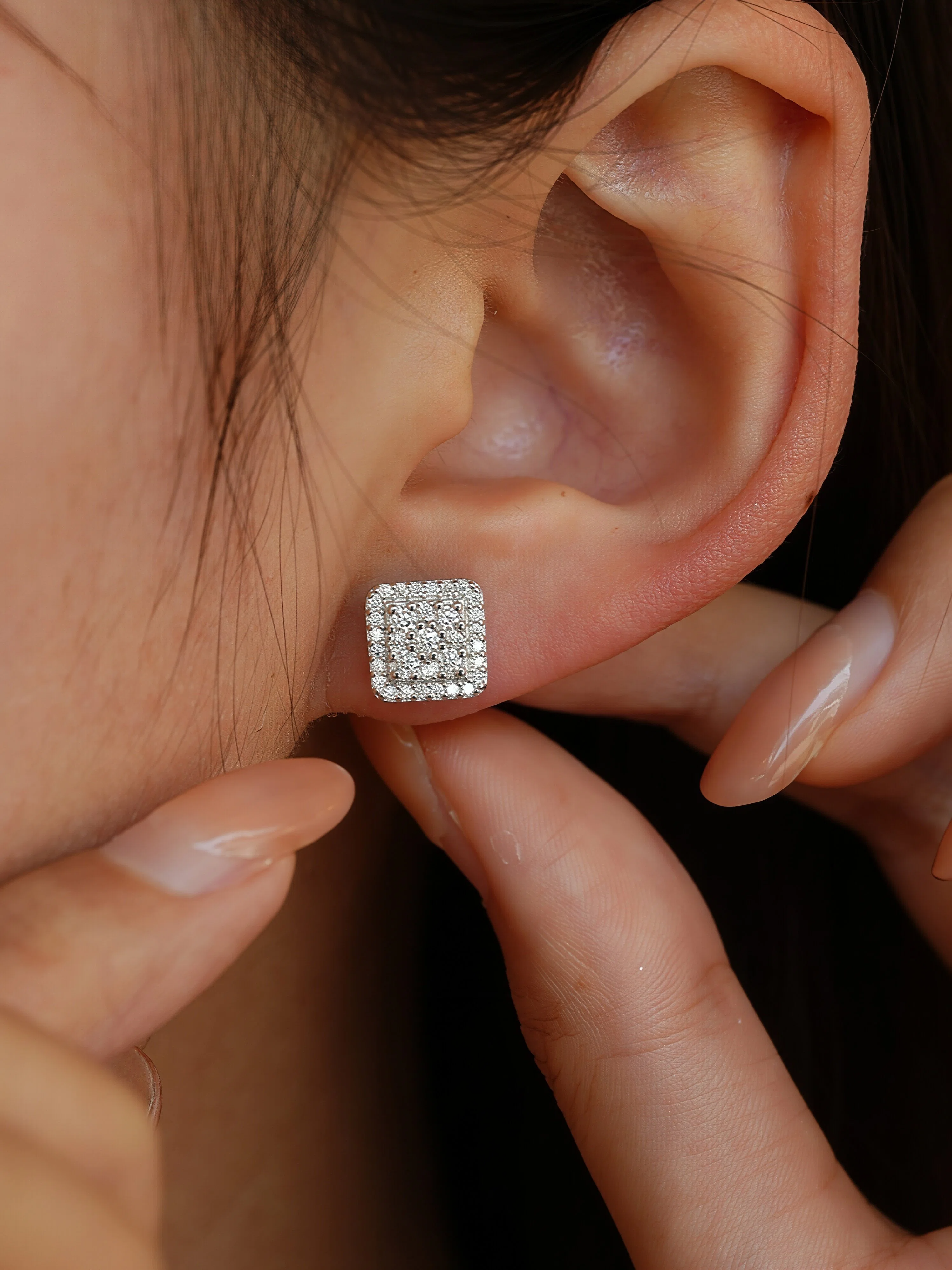 Vesper Moissanite Studs