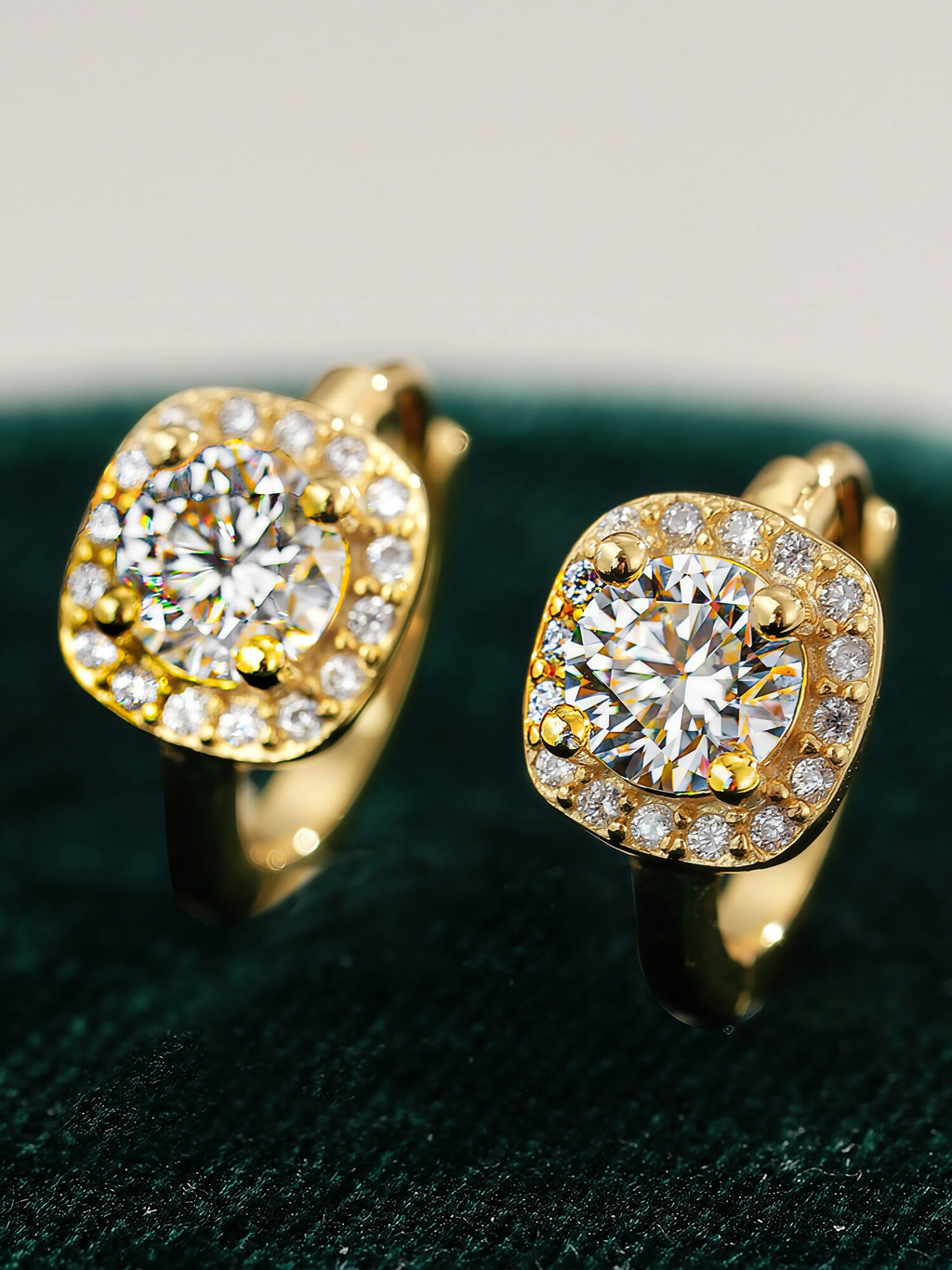 Blessed Moissanite Hoops