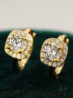 Blessed Moissanite Hoops