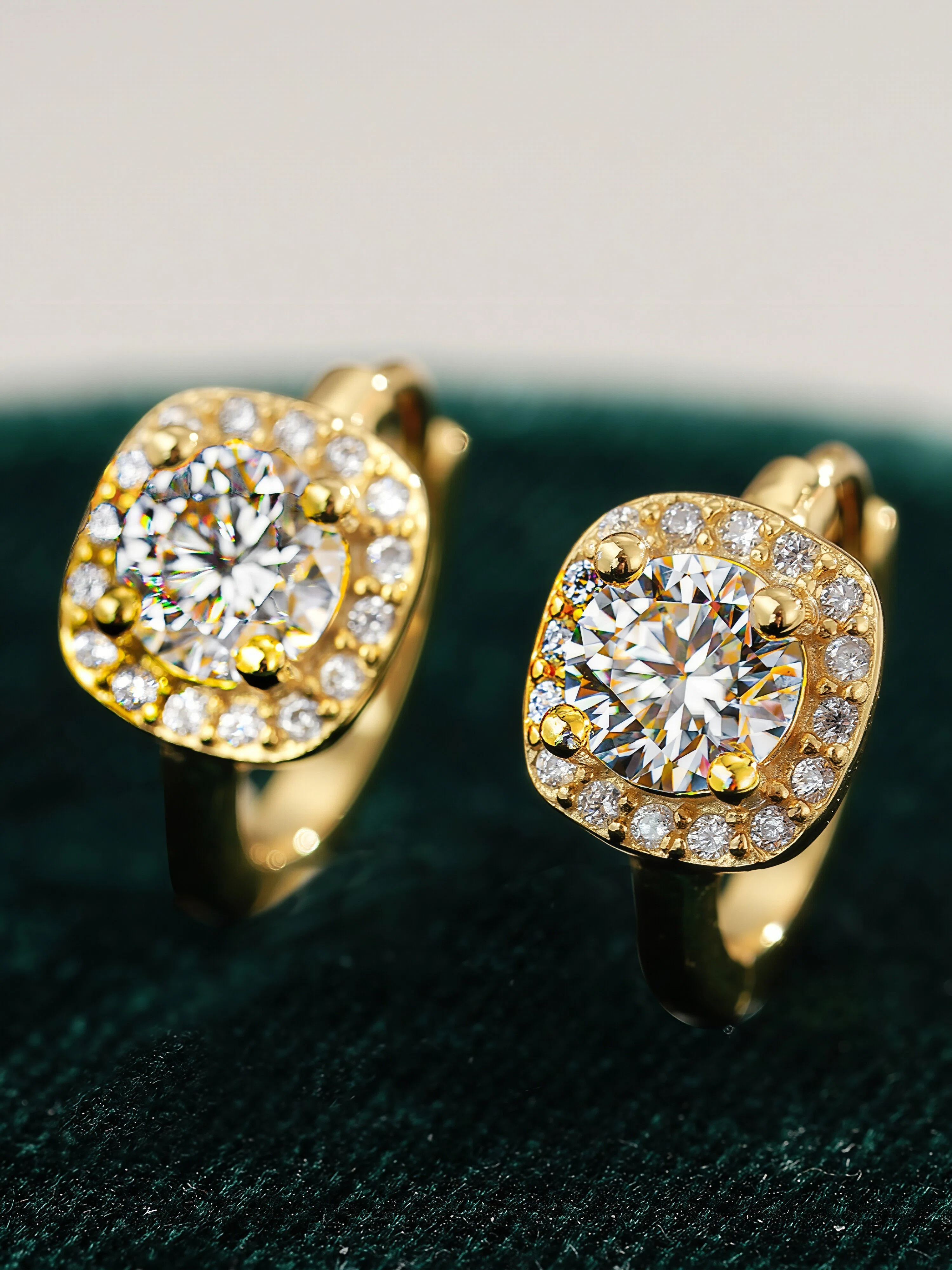 Blessed Moissanite Hoops