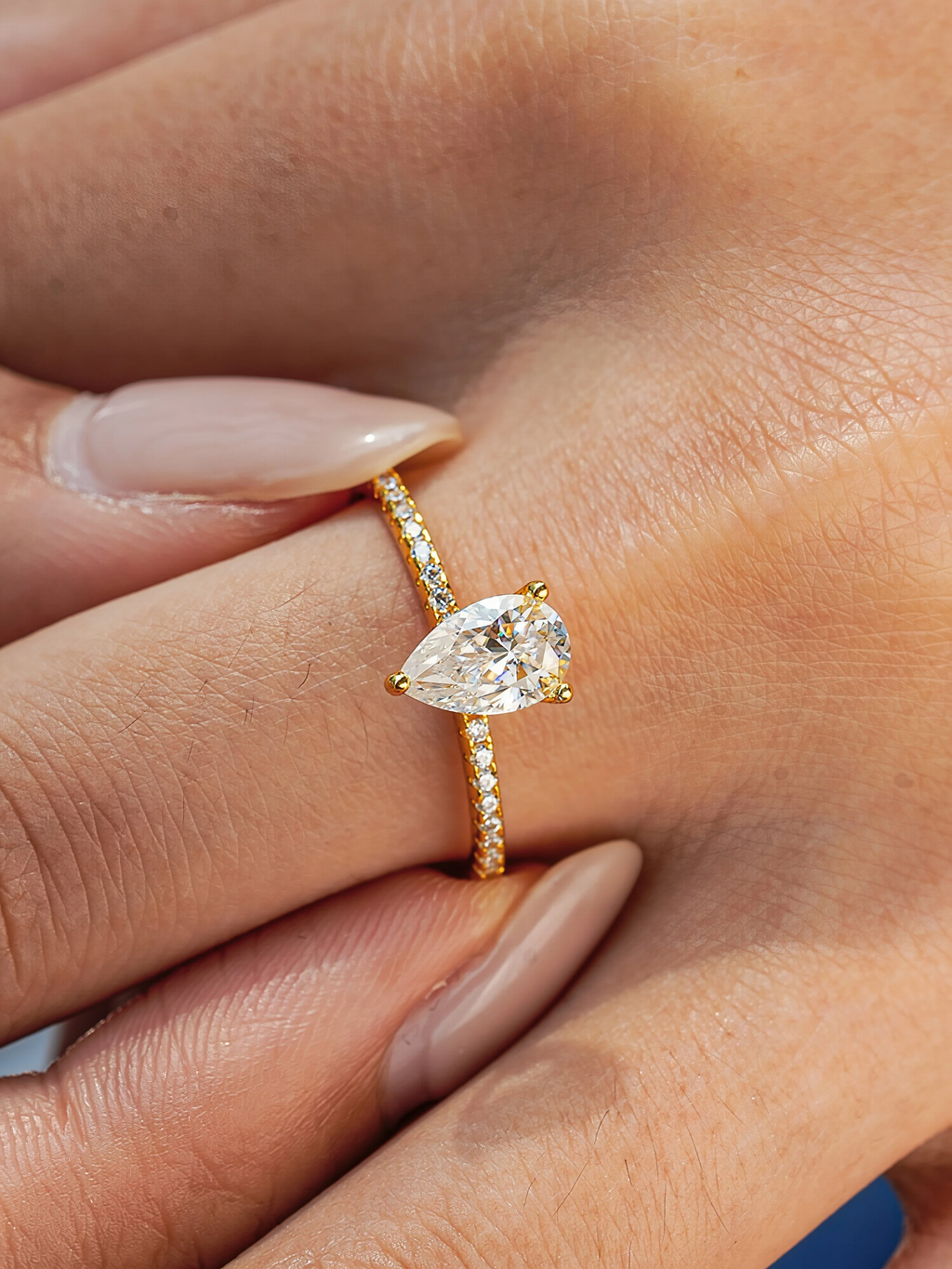 Jane Moissanite Ring