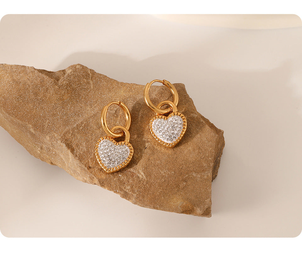 Sparkling Heartbeat Earrings