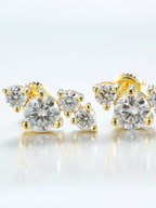 Collide Moissanite Studs
