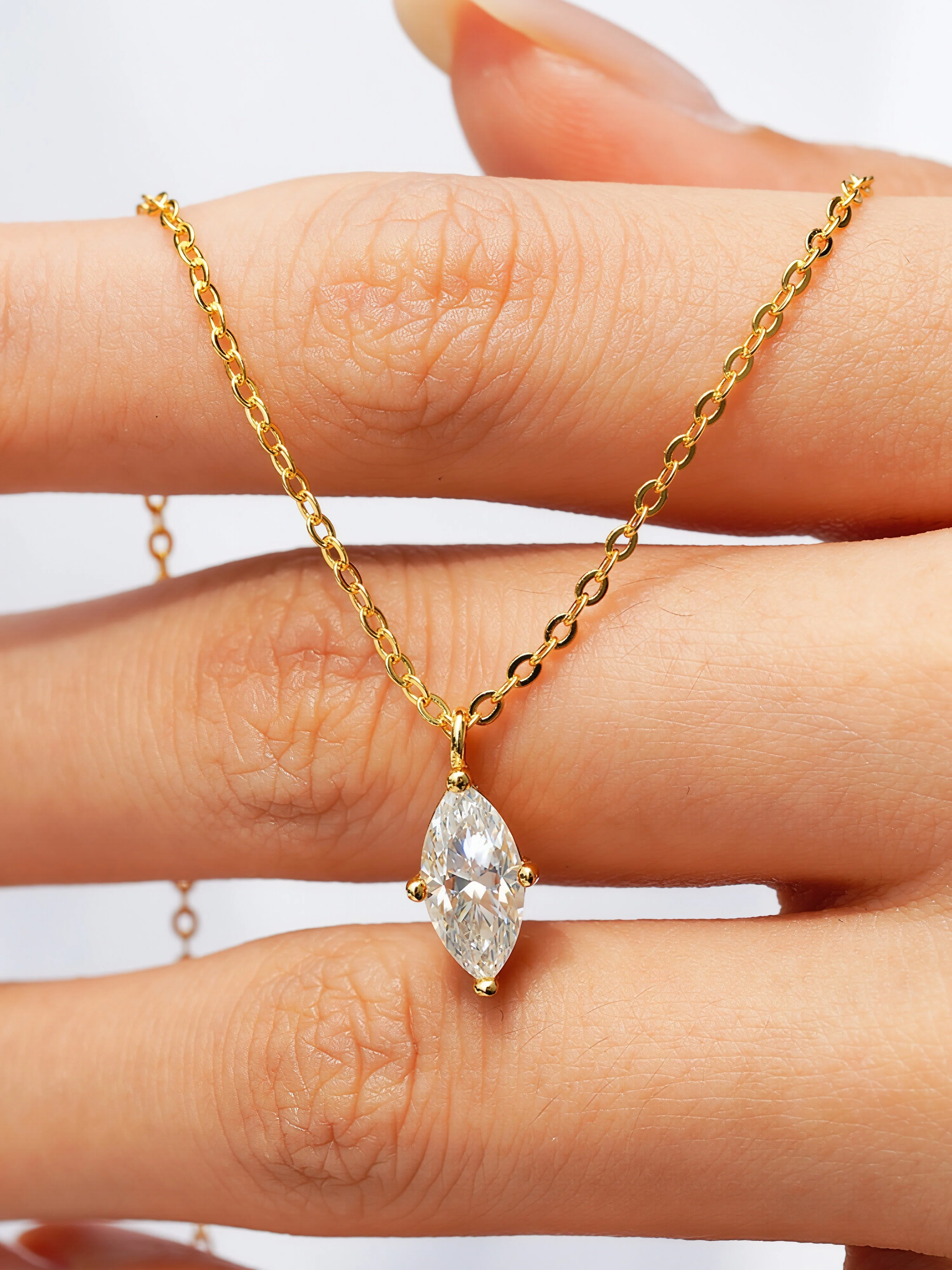 Diana Moissanite Necklace