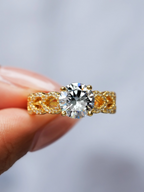 Victoria Moissanite Ring