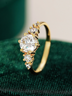 Solis Moissanite Ring
