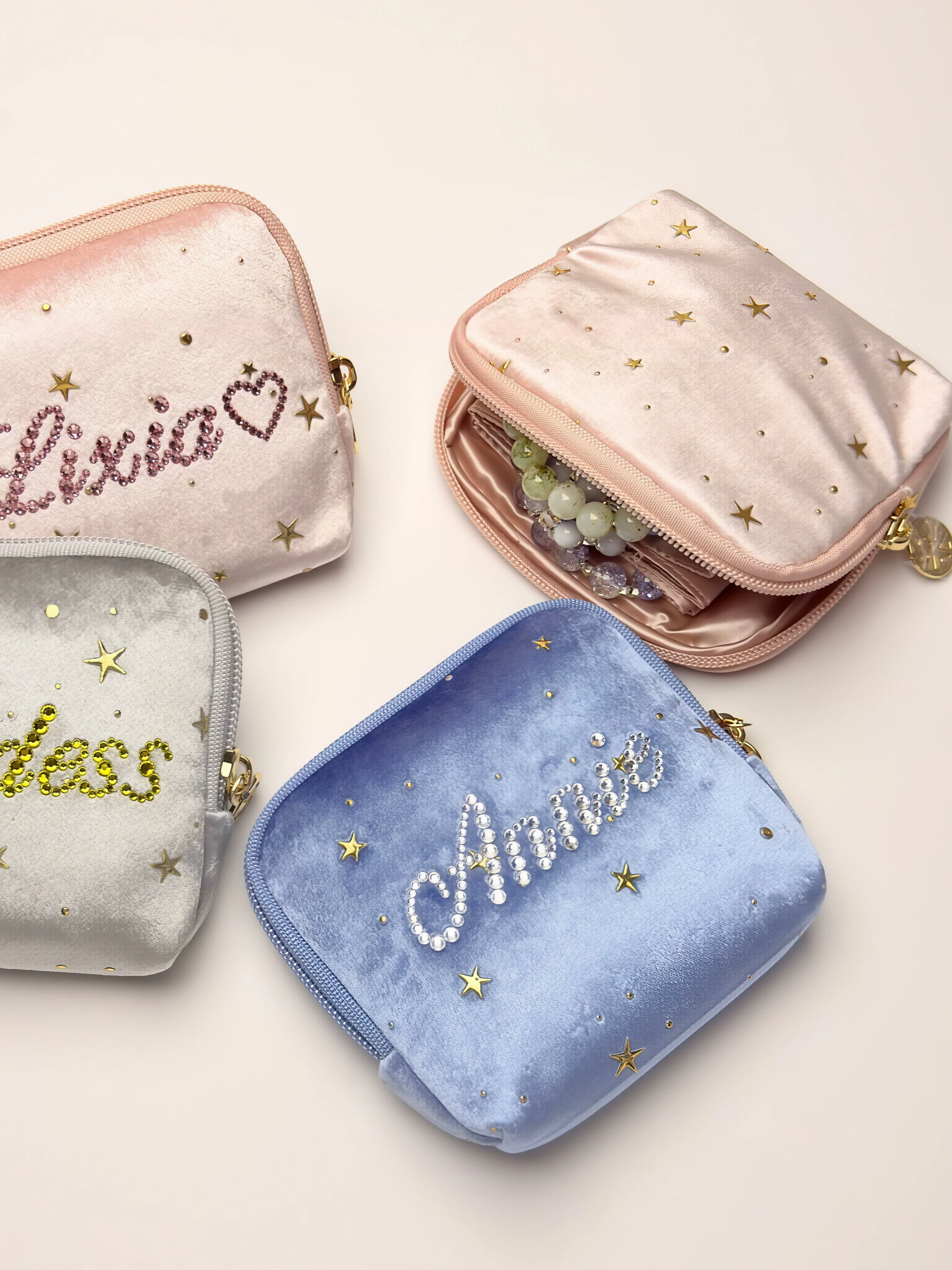 Personalized Velvet Jewelry Pouch