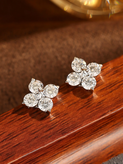 Lucky Star Moissanite Studs