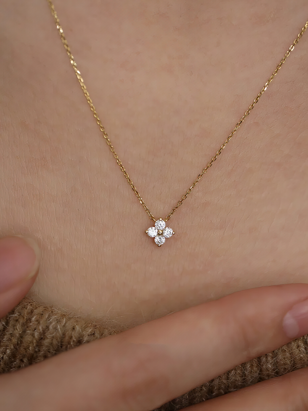 Miss Fortune Moissanite Necklace