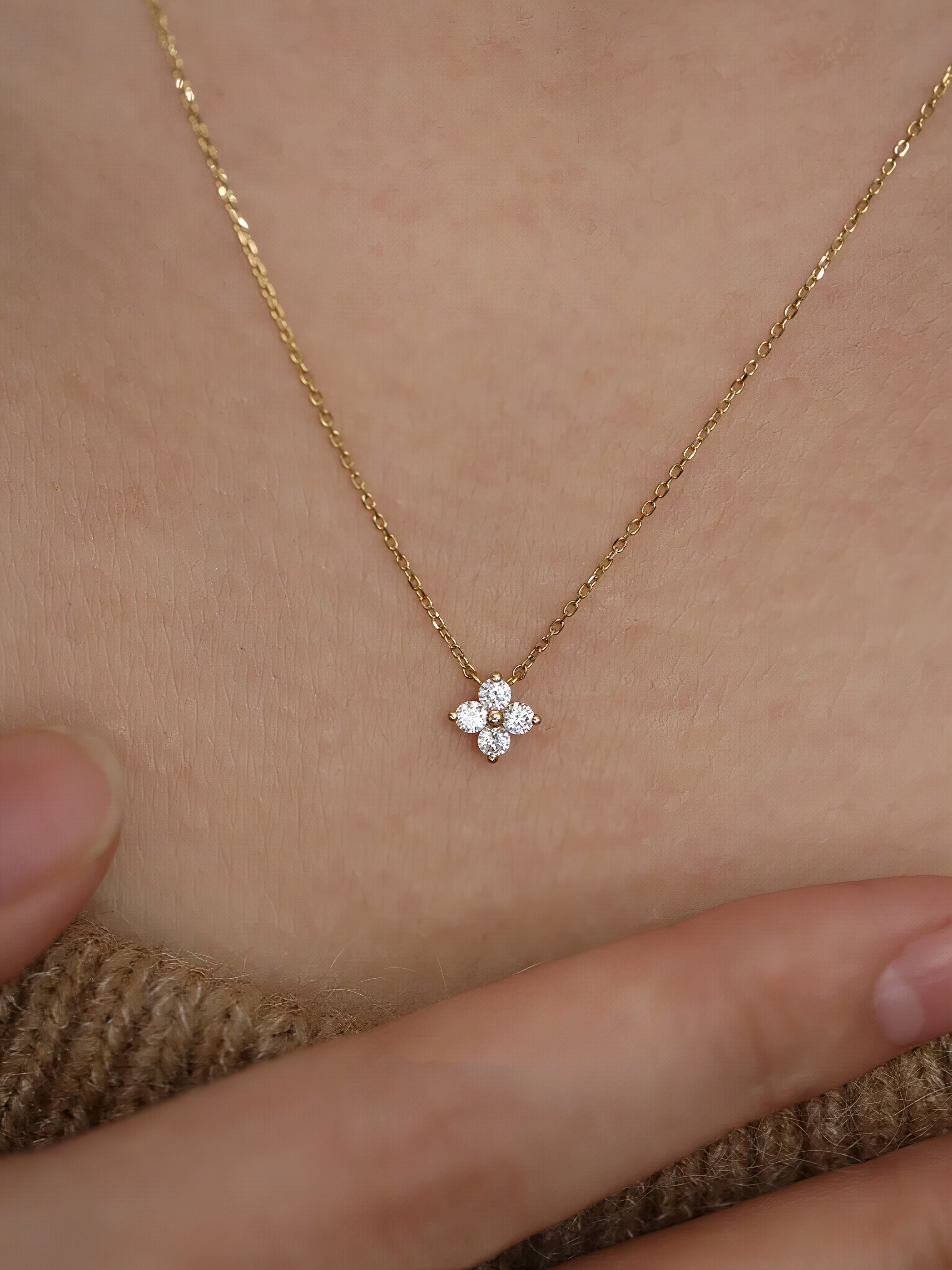 Miss Fortune Moissanite Necklace