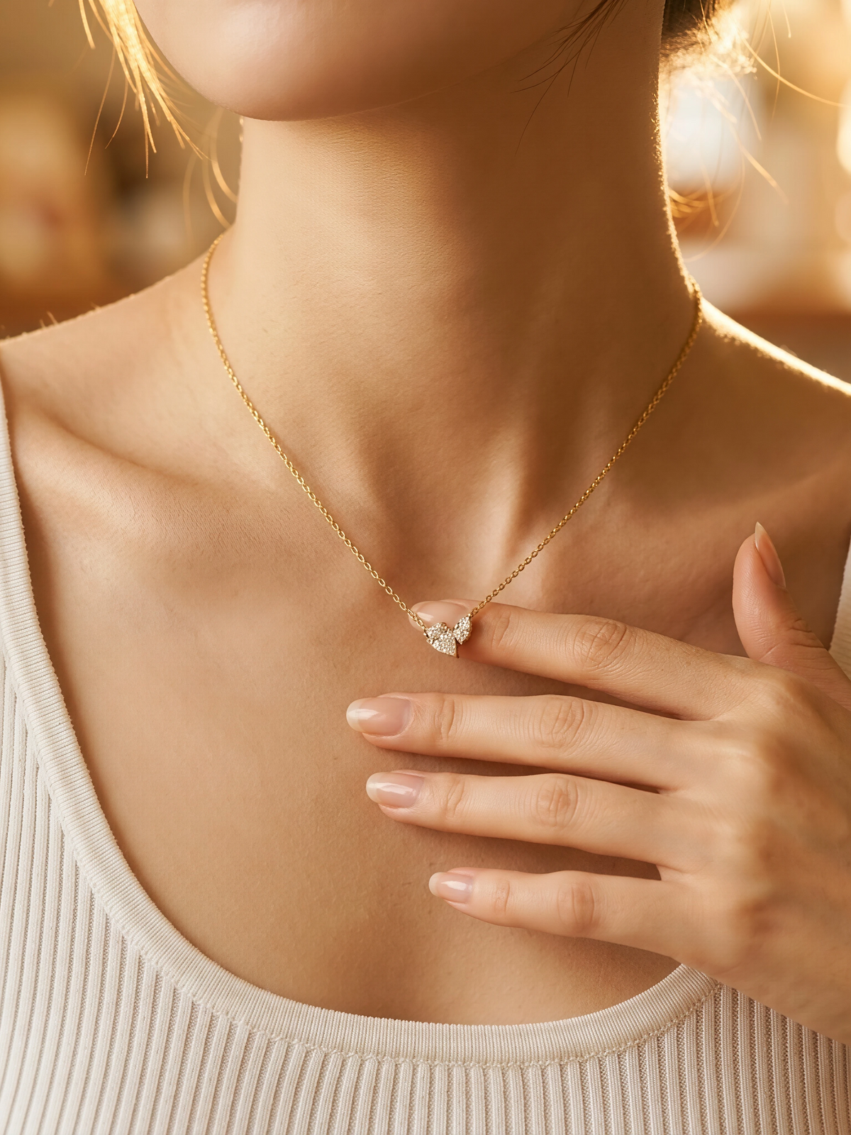 Eira Moissanite Necklace