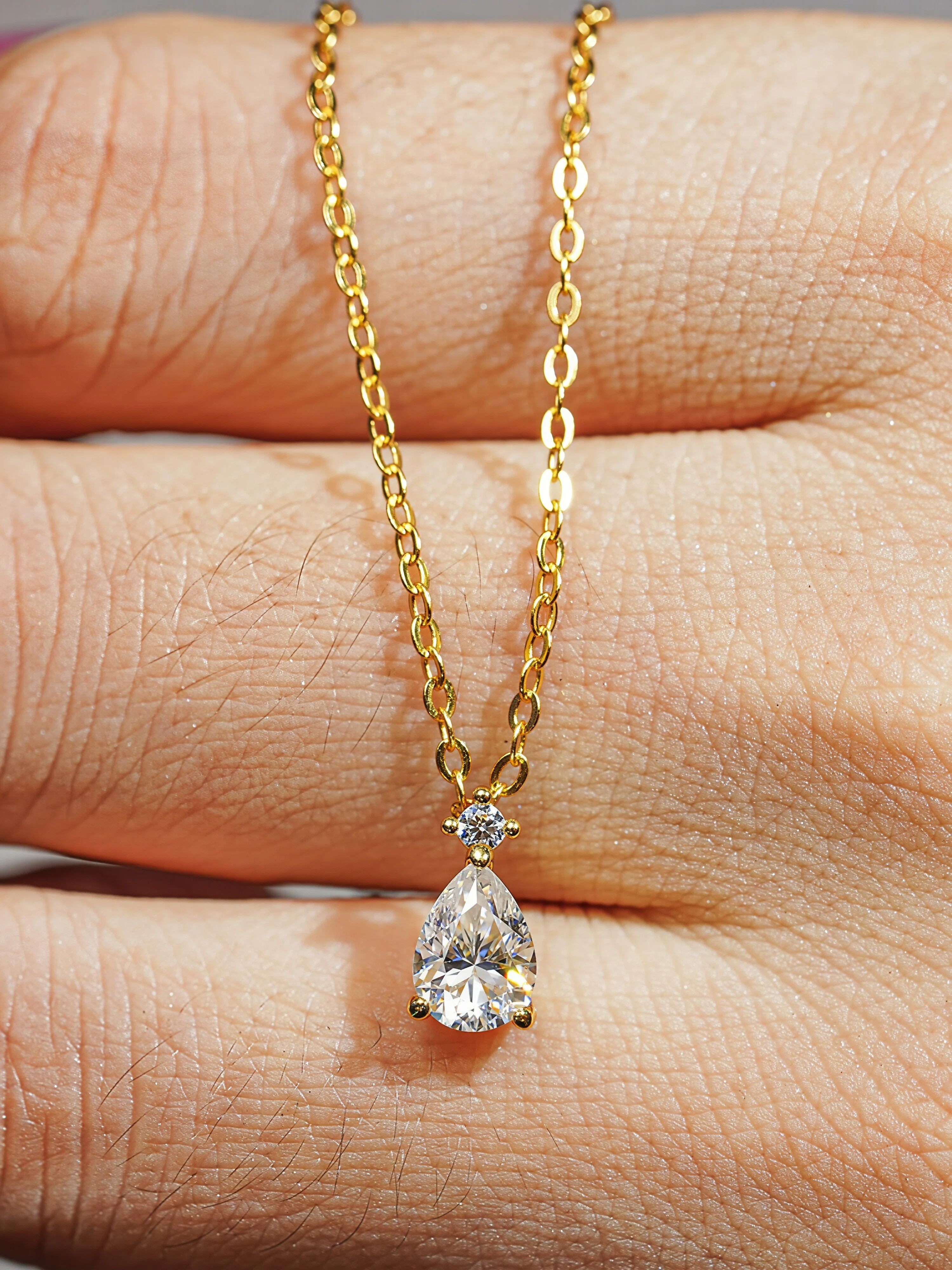 Jane Moissanite Necklace