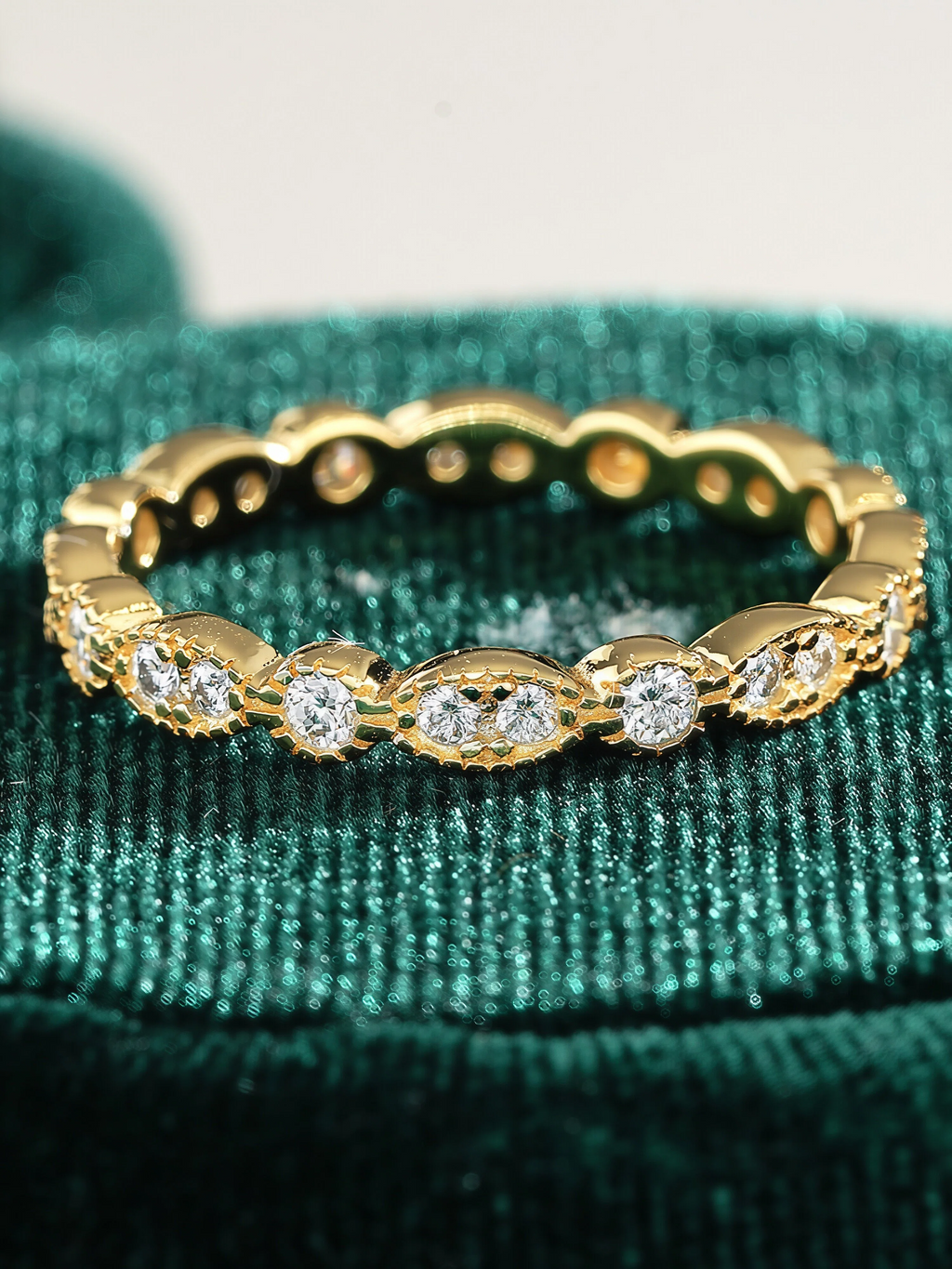 Aster Moissanite Ring