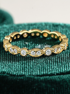 Aster Moissanite Ring