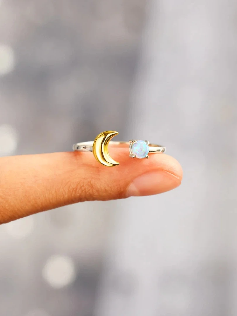 Moon Spark Ring