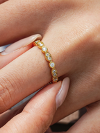 Aster Moissanite Ring